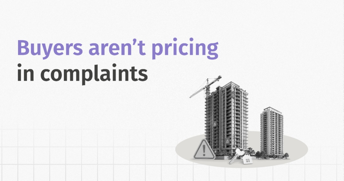 Buyers Are Not Pricing In Complaints